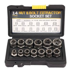 Набор экстракторов для болтов и гаек 14 предметов