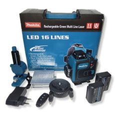 Лазерный уровень нивелир построитель плоскостей 16 лучей