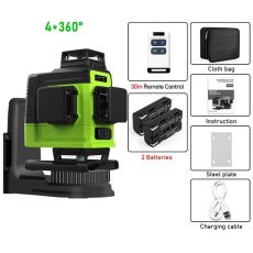 Лазерный уровень Clubiona IE16R 16 лучей нивелир построитель плоскостей