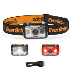 Фонарь налобный Everbrite ipx4 type C АКБ красный белый свет