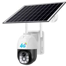 Камера видеонаблюдения уличная 4G на солнечной батарее v380