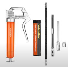Пистолет для смазки ValueMax 3500PSI, мини-пистолет с удлинителем, шприц для смазки
