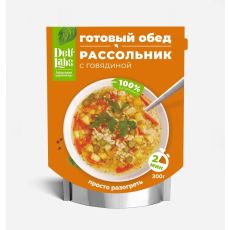 Туристическое питание Delilabs рассольник с говядиной, 300 г