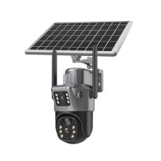 Уличная камера 2 в 1 4G LTE на солнечной батарее V380PRO